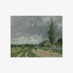 The Road to Deauville by Eugène Boudin