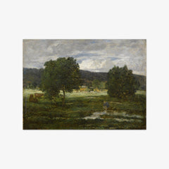 Wooded Landscape by Eugène Boudin