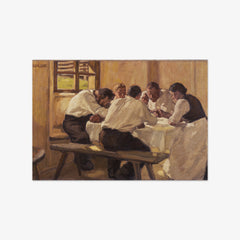 Lunch (The Soup, Version II) by Albin Egger-Lienz