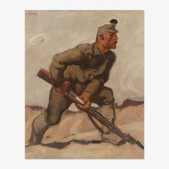 Dolomitenwacht by Albin Egger-Lienz