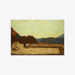 At Calvary in Bolzano by Albin Egger-Lienz