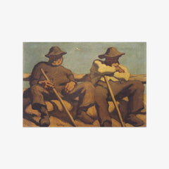 Resting Shepherds by Albin Egger-Lienz