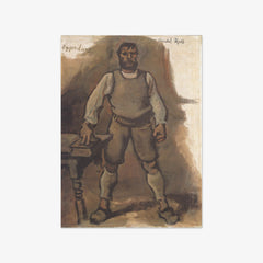 Christoph Rott, a Farmer by Albin Egger-Lienz
