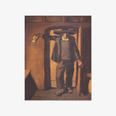 Paesant Using Holy Water by Albin Egger-Lienz