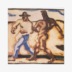 The Farmer and the Devil by Albin Egger-Lienz