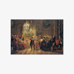 Flute Concert of Frederick the Great at Sanssouci by Adolph Menzel
