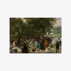 Afternoon in the Tuileries Garden by Adolph Menzel