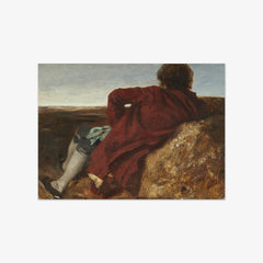 Resting Man by Adolph Menzel