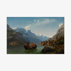 Bridal Procession in Hardanger by Adolph Tidemand