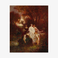 Figures in the Woods by Auguste Renoir