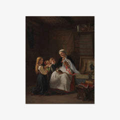 The Bride's Crown by Adolph Tidemand