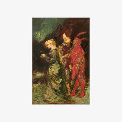 Faust and Marguerite by Adolphe Monticelli