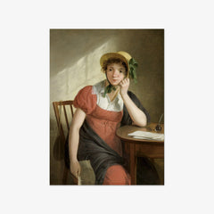 Girl with Letter by Adriaan de Lelie