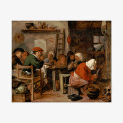 Woman Making Pancakes by Adriaen Brouwer