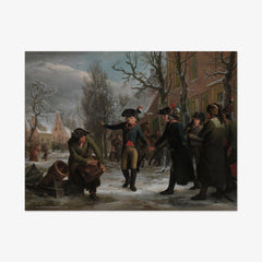 General Daendels Taking Leave of Lieutenant-Colonel Krayenhoff by Adriaan de Lelie