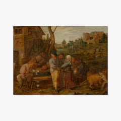 Fighting Peasants by Adriaen Brouwer