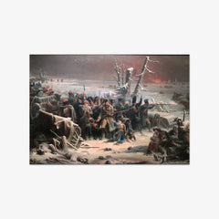 Marshall Ney at Retreat in Russia by Adolphe Yvon
