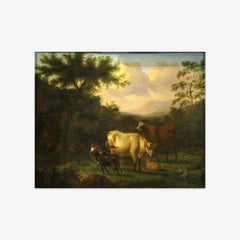 Landscape with Animals by Adriaen van de Velde