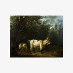 Goat and Kid by Adriaen van de Velde