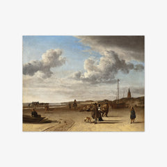 The Beach Near Scheveningen by Adriaen van de Velde