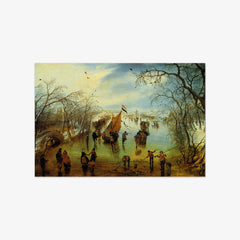 Winter by Adriaen Pietersz van de Venne