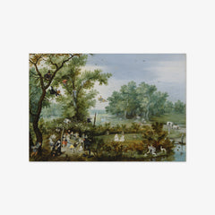 A Merry Company in an Arbor by Adriaen van de Venne