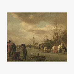 Ice Skating by Adriaen van de Velde