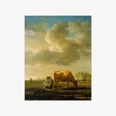 Cows in a Meadow by Adriaen van de Velde