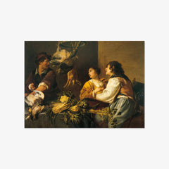 Kitchen Scene by Adriaen van Utrecht