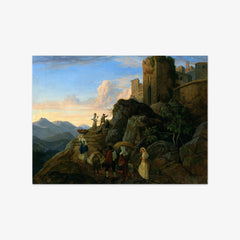 Civitella (Evening) by Ludwig Richter