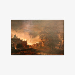 View of a Village by Aert van der Neer