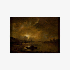 Moonlit Landscape by Aert van der Neer