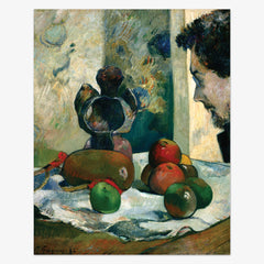 Still Life with Profile of Laval by Paul Gauguin