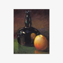 Still Life: Apples and Bottle by William Henry Holmes