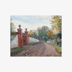 An Old Garden Gate by Albert Gottschalk