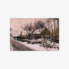 From Skt. Jørgensbjerg near Roskilde. Gray Winter's Day by Albert Gottschalk