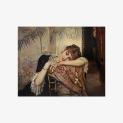 The Parisienne (Virginie) by Albert Edelfelt
