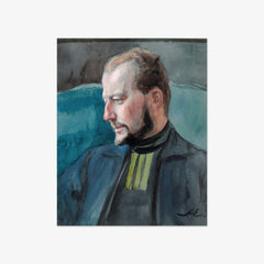Portrait of the Artist Werner von Hausen by Albert Edelfelt
