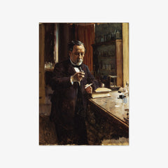 Portrait of Louis Pasteur by Albert Edelfelt