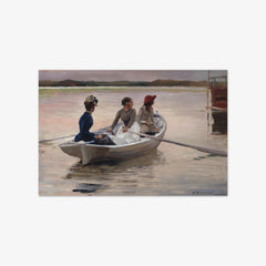 Girls in a Rowing Boat (Summer in the Archipelago) by Albert Edelfelt