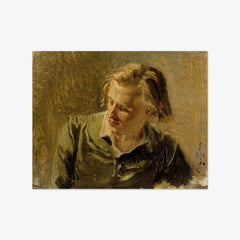 Portrait of a Young Man by Albert Edelfelt
