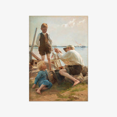 Shipbuilders by Albert Edelfelt