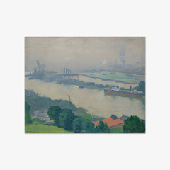 The Seine at Croisset by Albert Marquet