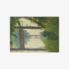 Silhouettes on a Bridge over the Marne by Albert Marquet