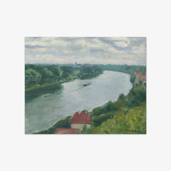 La Frette, the Seine viewed from the hills towards Herblay by Albert Marquet