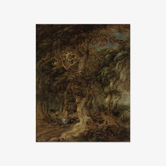 Forest Scene with a Heavy Oak by Alexander Keirincx