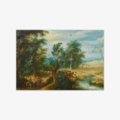 Forest Landscape with a Horse and Cart by Alexander Keirincx