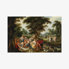 Arcadia.The Golden Age by Frans Francken the Younger