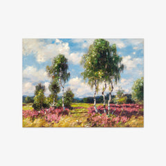 Birches in a Heath Landscape by Alexander Koester