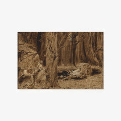 Sleeping Nymph of the Woods with Curious Centaur by Alexander Rothaug